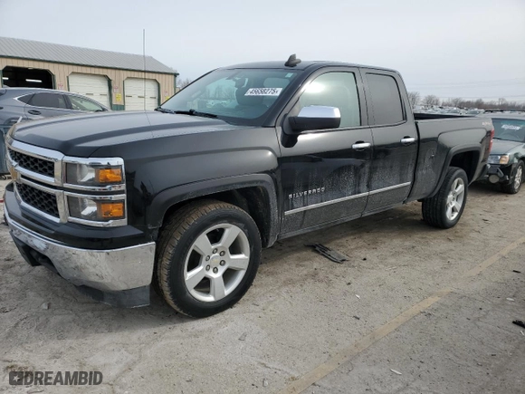 2015 Chevrolet Silverado 1500 LS with VIN 1GCVKPEC3FZ440763, listed as a Copart auction lot 45658275 with 196,728 mi miles and Salvage Title. Bid and sale history available at carsss.com. Image 1.