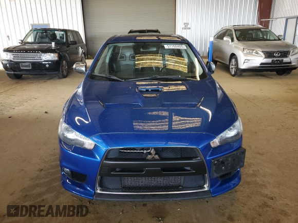 2011 Mitsubishi Lancer Evolution MR with VIN JA32W5FV0BU011274, listed as a Copart auction lot 51160405 with 142,818 mi miles and Salvage Title. Bid and sale history available at carsss.com. Image 5.