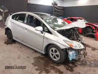 2012 Toyota Prius One with VIN JTDKN3DU2C1585378, listed as a IAAI auction lot 41306612 with 1 mi miles. Bid and sale history available at carsss.com. Image 1.