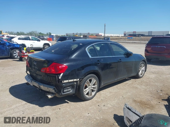 2012 Infiniti G25 Journey with VIN JN1DV6AP2CM700085, listed as a IAAI auction lot 42071460 with 182,090 mi miles and . Bid and sale history available at DreamBid. Image 4.
