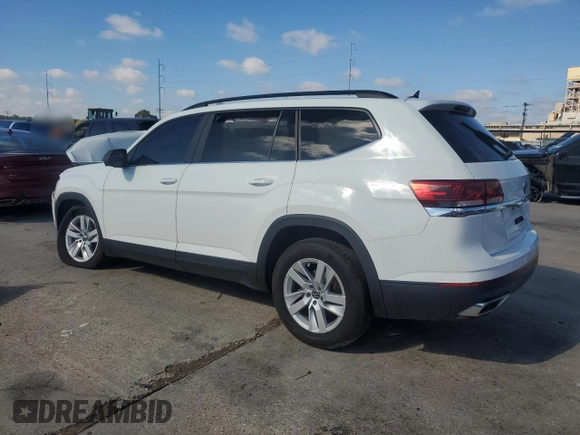 2021 Volkswagen Atlas S с VIN 1V2AP2CA4MC538199, выставлен на аукционе Copart как лот 80684614 с пробегом 40 725 миль миль и Списание • Salvage title. История ставок и продаж доступна на DreamBid. Изображение 2.