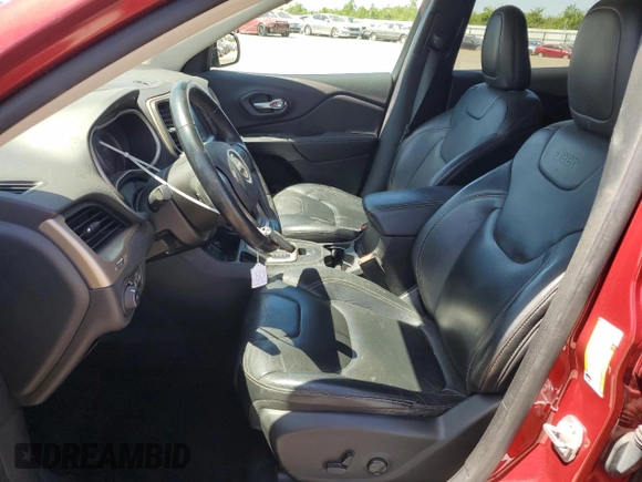 2016 Jeep Cherokee Limited with VIN 1C4PJLDBXGW281885, listed as a Copart auction lot 57126395 with 90,100 mi miles and Salvage title. Bid and sale history available at DreamBid. Image 7.