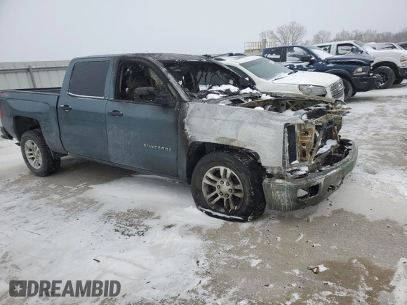 2014 Chevrolet Silverado 1500 LT with VIN 3GCUKREC7EG386289, listed as a Copart auction lot 45914425 with 0 mi miles and Non Repairable. Bid and sale history available at carsss.com. Image 4.