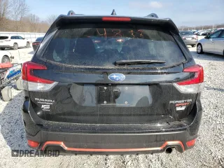 2023 Subaru Forester Sport with VIN JF2SKAJC3PH504833, listed as a Copart auction lot 45105165 with 23,445 mi miles and Salvage Title. Bid and sale history available at carsss.com. Image 6.