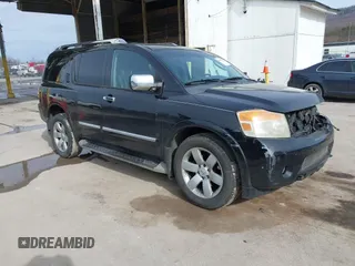 2012 Nissan Armada SV z VIN 5N1BA0ND3CN603996, wystawiony jako IAAI lot #41644271 z przebiegiem 187 472 mil mil oraz . Historia ofert i sprzedaży dostępna na DreamBid. Obrazek 1.