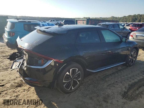 2022 Kia EV6 Wind with VIN KNDC34LA1N5062291, listed as a Copart auction lot 72363744 with 36,494 mi miles and Salvage Title. Bid and sale history available at carsss.com. Image 3.