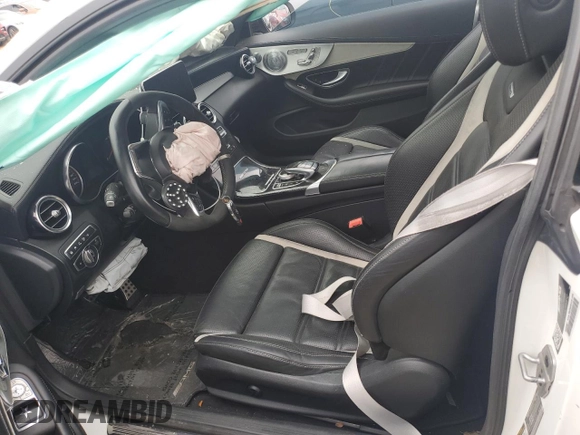 2017 Mercedes-Benz C 63 S AMG with VIN WDDWJ8HB2HF546597, listed as a Copart auction lot 43569455 with Not Provided miles and Salvage Title. Bid and sale history available at carsss.com. Image 7.