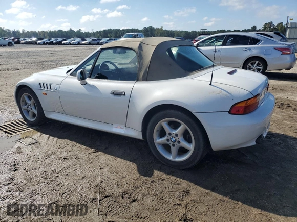 1999 BMW Z3 2.5 with VIN 4USCH9333XLG01960, listed as a Copart auction lot 72513814 with 160,293 mi miles and Salvage title. Bid and sale history available at DreamBid. Image 2.