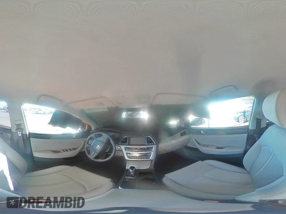 2017 Hyundai Sonata SE with VIN KMHE24L18HA051520, listed as a Copart auction lot 48121315 with 141,768 mi miles and Salvage Title. Bid and sale history available at DreamBid. Image 12.