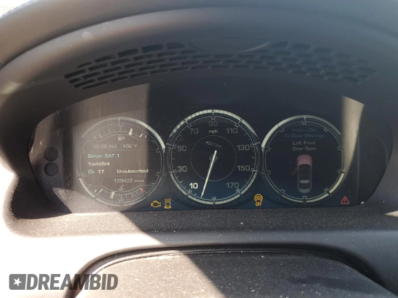 2013 Jaguar XJ Supercharged with VIN SAJWA2GE3DMV42875, listed as a Copart auction lot 71409324 with 129,422 mi miles and Salvage title. Bid and sale history available at DreamBid. Image 9.