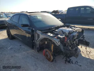 2020 Dodge Charger Scat Pack with VIN 2C3CDXGJ2LH251485, listed as a Copart auction lot 82960534 with 0 mi miles and Salvage Title. Bid and sale history available at carsss.com. Image 4.
