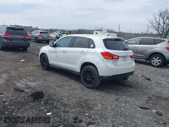 2014 Mitsubishi Outlander Sport ES with VIN 4A4AR3AU4EE013172, listed as a IAAI auction lot 41953645 with 145,322 mi miles. Bid and sale history available at carsss.com. Image 3.