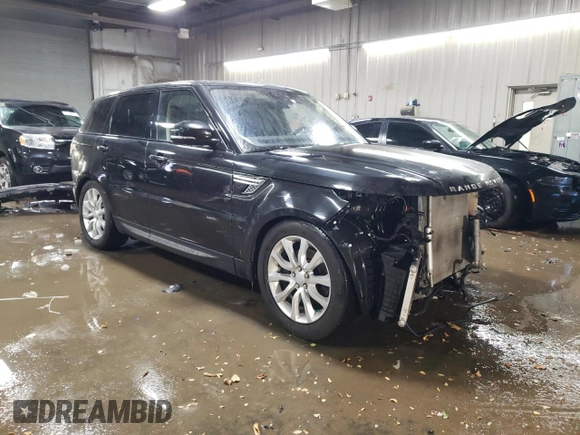 2017 Land Rover Range Rover Sport HSE with VIN SALWR2FV8HA145672, listed as a Copart auction lot 45575855 with 97,897 mi miles and Non Repairable. Bid and sale history available at carsss.com. Image 4.
