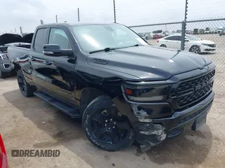 2022 Ram 1500 Big Horn with VIN 1C6RREBT5NN126017, listed as a IAAI auction lot 42376690 with 52,580 mi miles and . Bid and sale history available at DreamBid. Image 1.