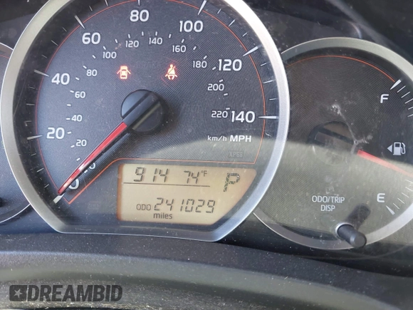 2013 Toyota Yaris L with VIN JTDKTUD36DD549289, listed as a IAAI auction lot 42132550 with 241,029 mi miles and . Bid and sale history available at DreamBid. Image 7.