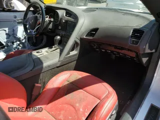 2019 Chevrolet Corvette 1LT with VIN 1G1YB2D71K5120744, listed as a Copart auction lot 54801174 with 28,131 mi miles and Salvage Title. Bid and sale history available at carsss.com. Image 8.