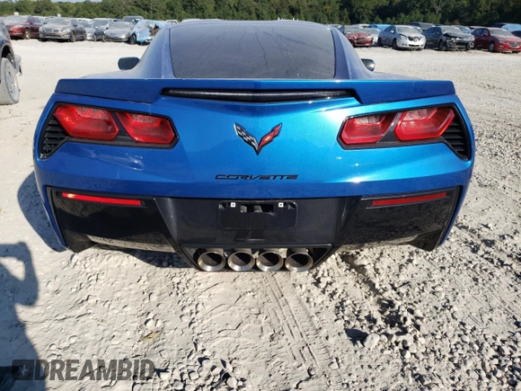2016 Chevrolet Corvette Z51 1LT with VIN 1G1YH2D72G5104736, listed as a Copart auction lot 69770934 with 68,667 mi miles and Salvage Title. Bid and sale history available at carsss.com. Image 6.