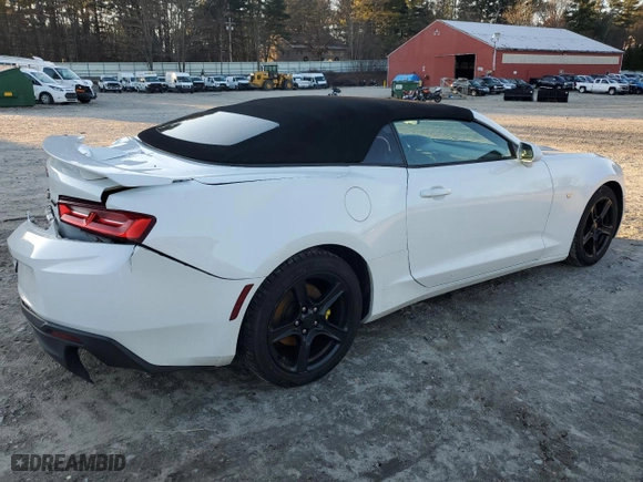 2018 Chevrolet Camaro 1LT with VIN 1G1FB3DX5J0142822, listed as a Copart auction lot 84891244 with 182,682 mi miles and Non Repairable. Bid and sale history available at carsss.com. Image 3.