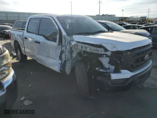 2023 Ford F-150 XL with VIN 1FTEW1CB6PKF73670, listed as a Copart auction lot 83747824 with 274 mi miles and Salvage Title. Bid and sale history available at carsss.com. Image 4.