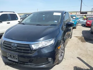 2022 Honda Odyssey EX-L z VIN 5FNRL6H77NB032147, wystawiony jako IAAI lot #41795448 z przebiegiem 64 160 mil mil oraz . Historia ofert i sprzedaży dostępna na DreamBid. Obrazek 2.