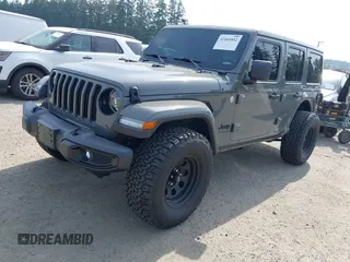 2019 Jeep Wrangler Unlimited Sahara with VIN 1C4HJXEG6KW644553, listed as a IAAI auction lot 42465842 with 40,226 mi miles and . Bid and sale history available at DreamBid. Image 18.