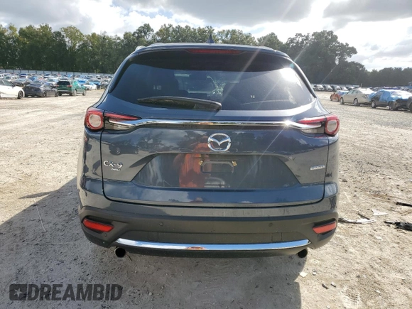 2022 Mazda CX-9 Carbon Edition with VIN JM3TCBDY8N0613658, listed as a Copart auction lot 76939354 with 34,380 mi miles and Non repairable. Bid and sale history available at DreamBid. Image 6.