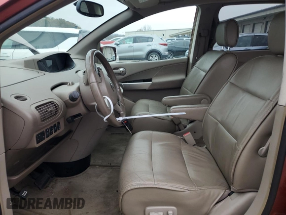 2004 Nissan Quest SE with VIN 5N1BV28U64N324264, listed as a Copart auction lot 79508494 with 0 mi miles and Salvage Title. Bid and sale history available at carsss.com. Image 7.