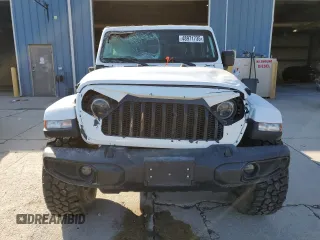 2021 Jeep Gladiator Willys with VIN 1C6HJTAGXML623599, listed as a Copart auction lot 48971735 with 35,052 mi miles and Salvage Title. Bid and sale history available at carsss.com. Image 5.