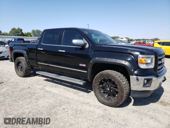 2014 GMC Sierra 1500 SLT with VIN 3GTU2VEC8EG107800, listed as a Copart auction lot 58383475 with 88,363 mi miles and Salvage title. Bid and sale history available at DreamBid. Image 4.