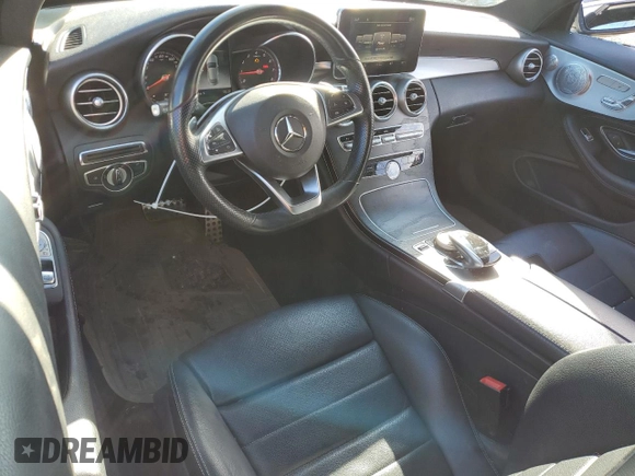 2018 Mercedes-Benz C 300 with VIN WDDWJ4KB4JF681717, listed as a Copart auction lot 45214955 with 153,470 mi miles and Salvage title. Bid and sale history available at DreamBid. Image 8.