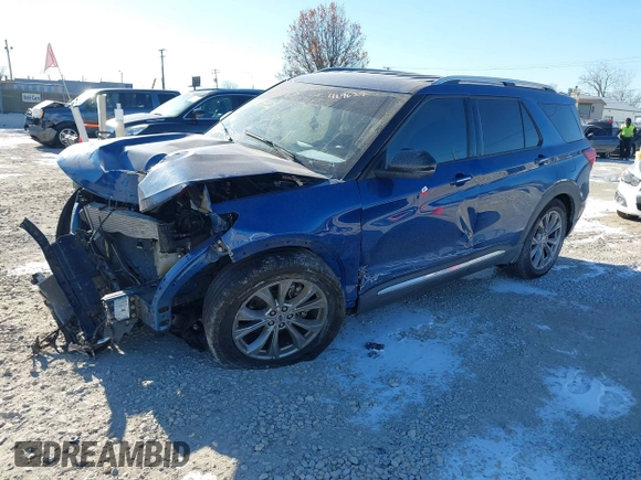 2023 Ford Explorer Limited with VIN 1FMSK8FH1PGA07339, listed as a IAAI auction lot 41018629 with 26,440 mi miles and . Bid and sale history available at DreamBid. Image 2.