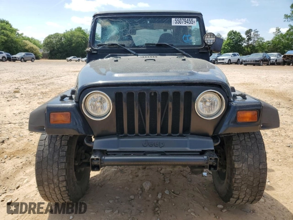 1999 Jeep Wrangler Sport with VIN 1J4FY19S9XP423684, listed as a Copart auction lot 55079455 with 149,756 mi miles and Salvage Title. Bid and sale history available at carsss.com. Image 5.