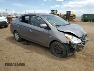 2017 Mitsubishi Mirage ES with VIN ML32F3FJ4HHF16924, listed as a Copart auction lot 59278355 with 55,021 mi miles and Salvage title. Bid and sale history available at DreamBid. Image 4.