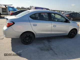 2022 Mitsubishi Mirage ES z VIN ML32FUFJ0NHF05453, wystawiony jako Copart lot #53673125 z przebiegiem 50 565 mil mil oraz Szkoda całkowita • Salvage title. Historia ofert i sprzedaży dostępna na DreamBid. Obrazek 3.