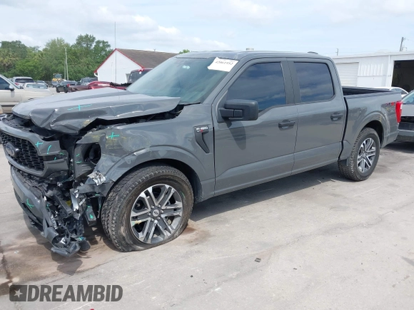 2021 Ford F-150 XL with VIN 1FTEW1CP3MFA80786, listed as a IAAI auction lot 42061952 with 32,071 mi miles. Bid and sale history available at carsss.com. Image 17.