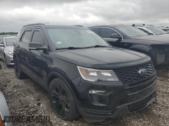2019 Ford Explorer Sport with VIN 1FM5K8GT4KGB04110, listed as a Copart auction lot 55940365 with 84,721 mi miles and Salvage title. Bid and sale history available at DreamBid. Image 4.