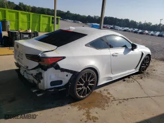 2020 Lexus RC F with VIN JTHDP5BC5L5007372, listed as a Copart auction lot 71937174 with 67,287 mi miles and Salvage Title. Bid and sale history available at carsss.com. Image 3.