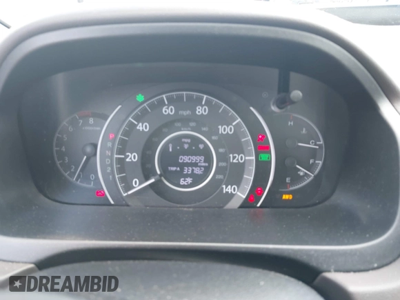 2013 Honda CR-V EX-L with VIN 5J6RM4H77DL073451, listed as a IAAI auction lot 42343597 with 90,999 mi miles and . Bid and sale history available at DreamBid. Image 7.