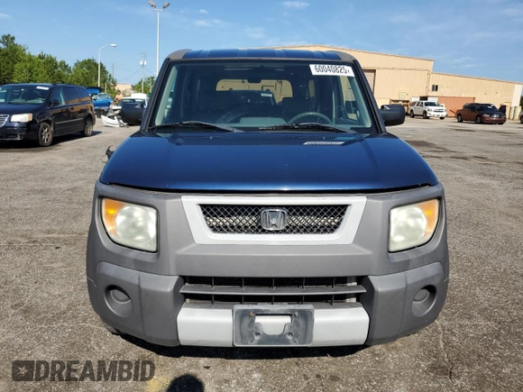 2003 Honda Element EX with VIN 5J6YH28503L017370, listed as a Copart auction lot 60040825 with 239,941 mi miles and Clean title. Bid and sale history available at DreamBid. Image 5.