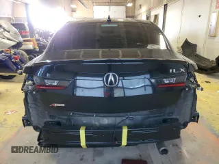 2022 Acura ILX w/Premium/A-Spec Package with VIN 19UDE2F8XNA006760, listed as a Copart auction lot 88901075 with 35,625 mi miles and Salvage Title. Bid and sale history available at carsss.com. Image 6.