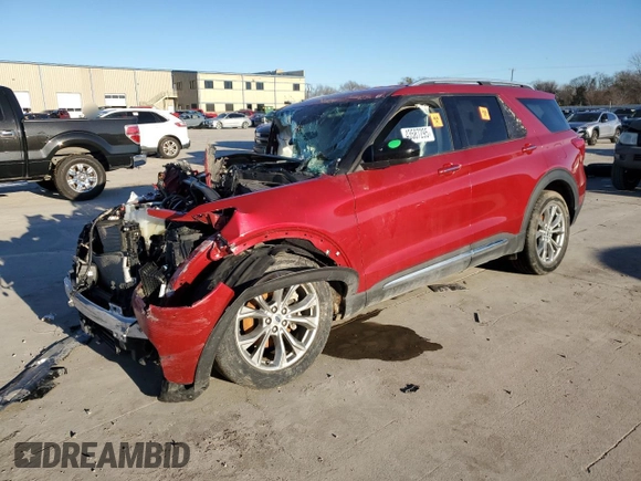 2022 Ford Explorer Limited with VIN 1FMSK7FH4NGA51097, listed as a Copart auction lot 43587295 with 0 mi miles and Clean Title. Bid and sale history available at carsss.com. Image 1.
