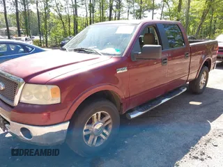 2006 Ford F-150 XLT with VIN 1FTPW14506FB81826, listed as a IAAI auction lot 42142287 with 136,768 mi miles. Bid and sale history available at carsss.com. Image 2.