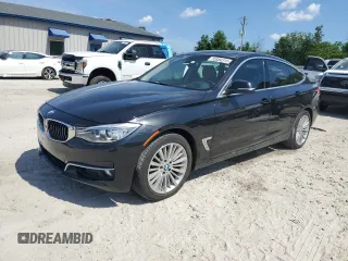 2014 BMW 3 Series 328i Gran Turismo xDrive with VIN WBA3X5C56ED557120, listed as a Copart auction lot 55584315 with 154,405 mi miles and Salvage title. Bid and sale history available at DreamBid. Image 1.
