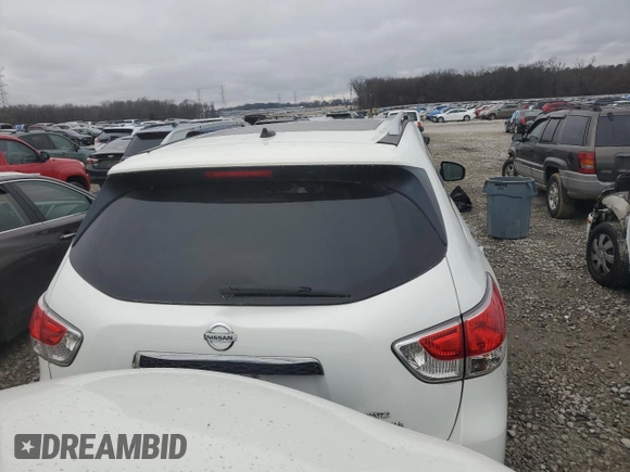 2014 Nissan Pathfinder SV with VIN 5N1AR2MM1EC640920, listed as a Copart auction lot 42110905 with Not Provided miles and Salvage Title. Bid and sale history available at carsss.com. Image 6.