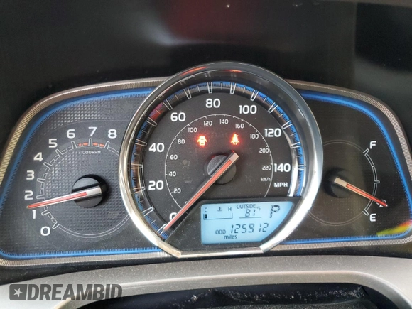 2013 Toyota RAV4 Limited with VIN JTMDFREVXD5008768, listed as a Copart auction lot 59328735 with 125,912 mi miles and Salvage title. Bid and sale history available at DreamBid. Image 9.
