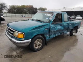 1997 Ford Ranger with VIN 1FTCR14A6VTA61578, listed as a Copart auction lot 87713685 with 198,289 mi miles and Salvage title. Bid and sale history available at DreamBid. Image 1.