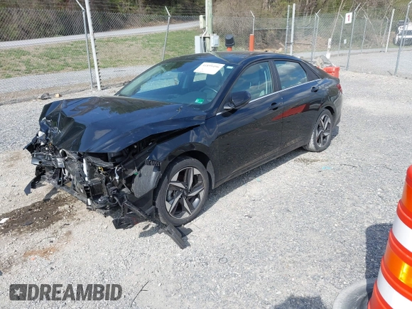 2023 Hyundai Elantra Limited with VIN KMHLP4AG4PU456898, listed as a IAAI auction lot 41899496 with 36,583 mi miles and . Bid and sale history available at DreamBid. Image 19.