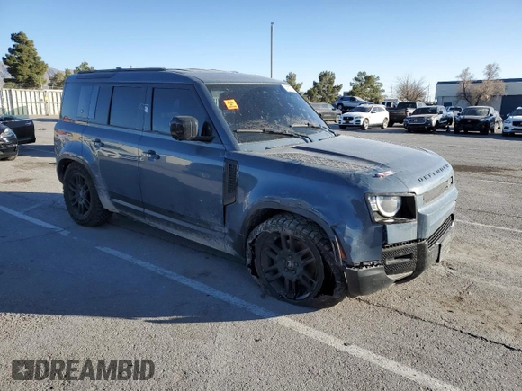 2021 Land Rover Defender S with VIN SALEJ7RX6M2035267, listed as a Copart auction lot 41673735 with Not provided miles and Clean title. Bid and sale history available at DreamBid. Image 4.