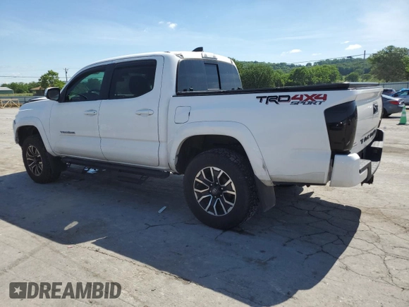 2020 Toyota Tacoma SR5 with VIN 3TMCZ5AN9LM296891, listed as a Copart auction lot 56047625 with 74,301 mi miles and Salvage title. Bid and sale history available at DreamBid. Image 2.
