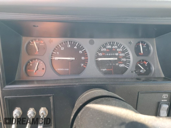 1994 Jeep Cherokee SE with VIN 1J4FJ28S7RL254870, listed as a Copart auction lot 85783884 with 268,569 mi miles and Salvage Title. Bid and sale history available at carsss.com. Image 9.